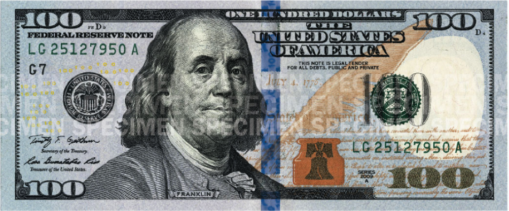 100 dolarów 2009