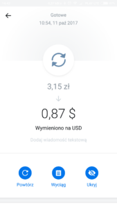 Revolut wymiana na dolary
