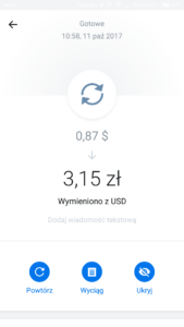 Revolut wymiana na złotówki