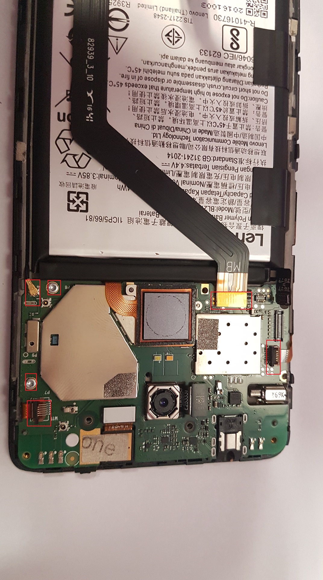 Wymiana wyświetlacza w Lenovo K6 Note