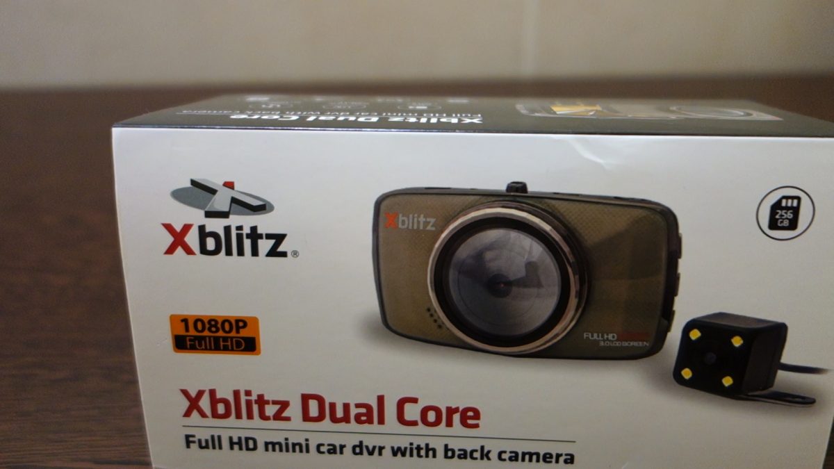 Xblitz Dual Core – rejestrator jazdy z dwoma kamerkami