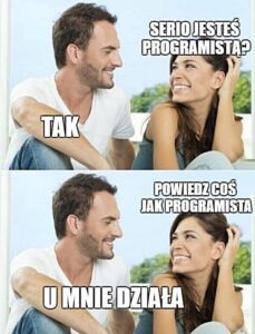 Nieśmieszny memy bawiący tylko autora poradnika