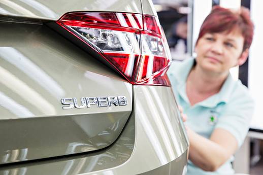 Škoda Superb: półmilionowy egzemplarz zjechał z linii produkcyjnej