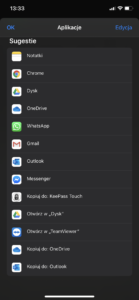 Kopiuj do KeePass Touch