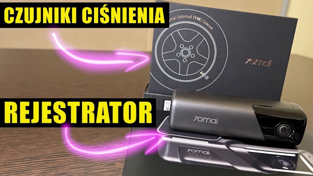 70mai M500 Samochodowy rejestrator wideo z czujnikami ciśnienia i zestawem parkingowym