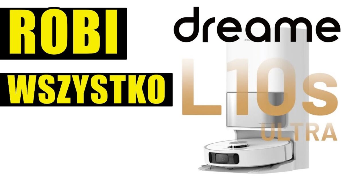 DreameBot L10s Ultra robot sprzątający z automatyką mopa, dozowaniem detergentu