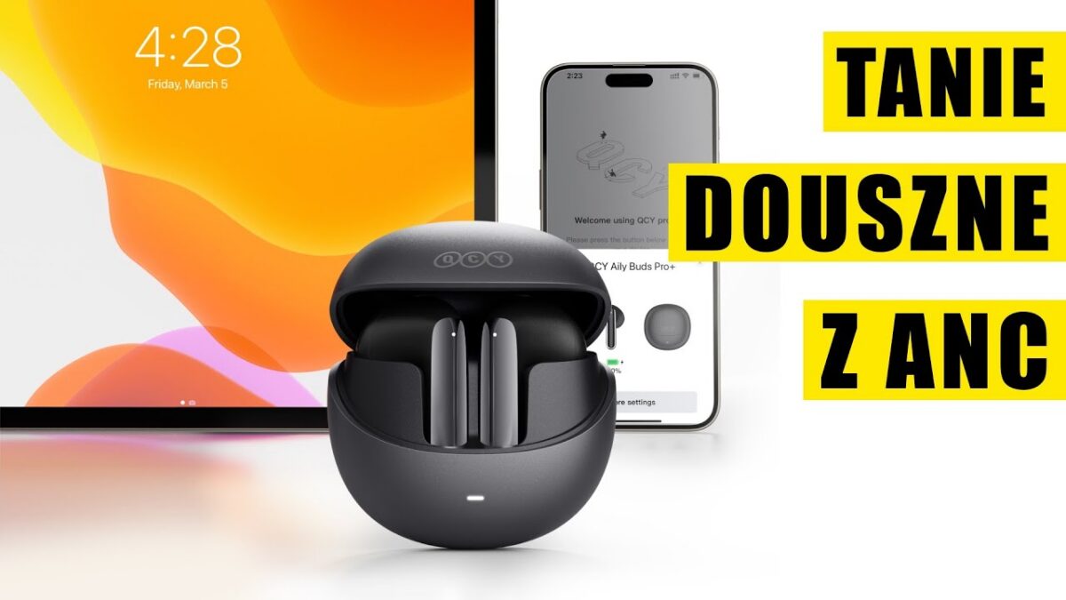 QCY AilyBuds Pro+ douszne słuchawki bezprzewodowe z ANC i LDAC