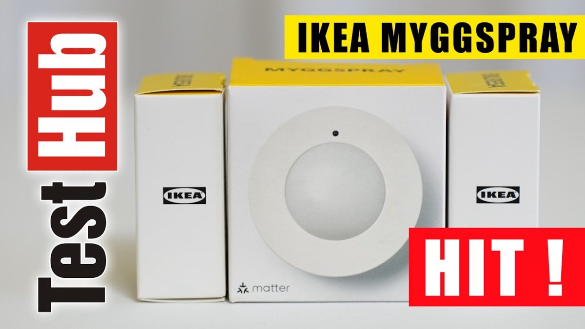 Tani, nowoczesny, uniwersalny Ikea MYGGSPRAY czujnik obecności, czujnik ruchu matter over thread