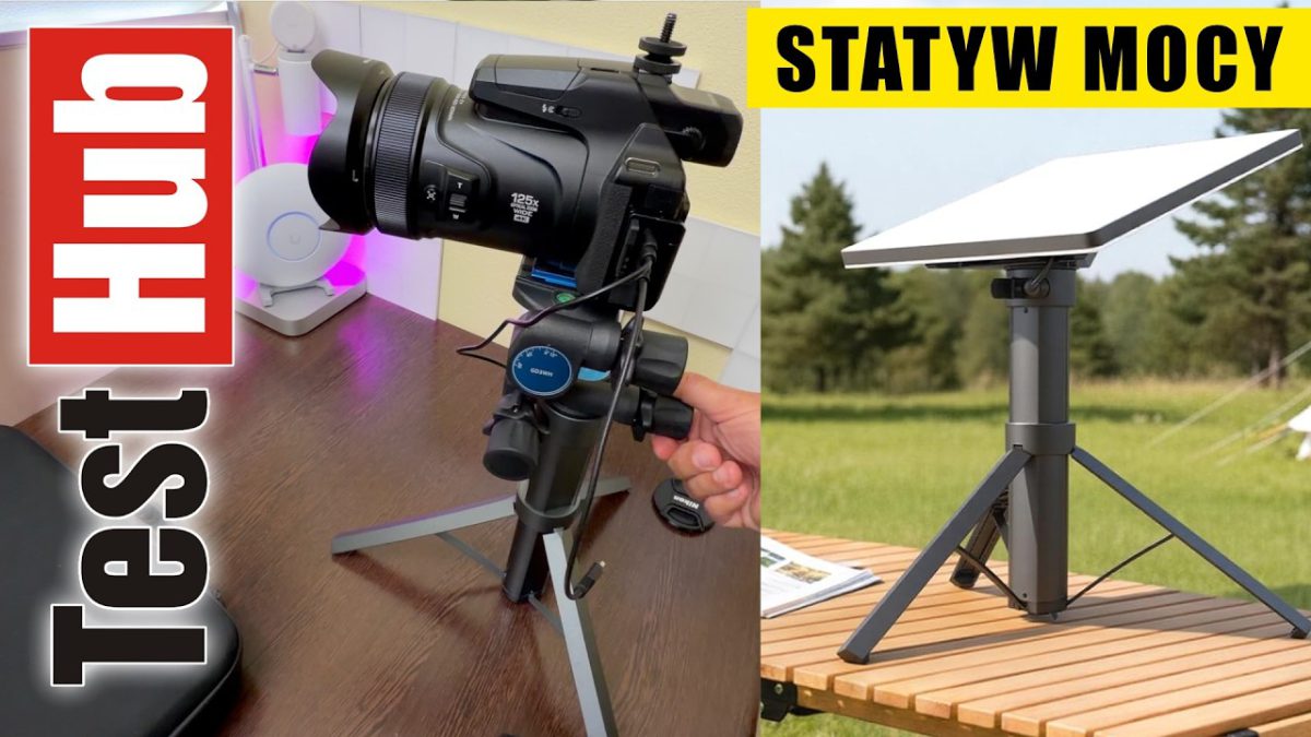 Statyw z&nbsp;power bankiem – Orbynexa Starlink Mini Power Bank Stand with Integrated Tripod – PM166S