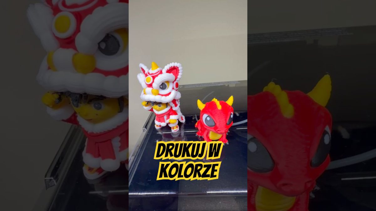 Wydruki 3D w&nbsp;kolorze – zobacz jakie to&nbsp;proste z&nbsp;Snapmaker U1