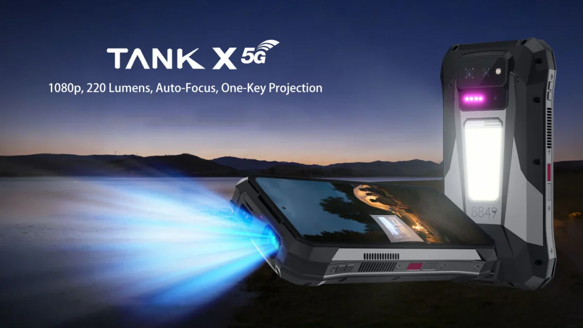 8849 Tank 5 telefon z projektorem 2K, gigantyczną baterią, ładowaniem 120W, noktowizją i nie tylko