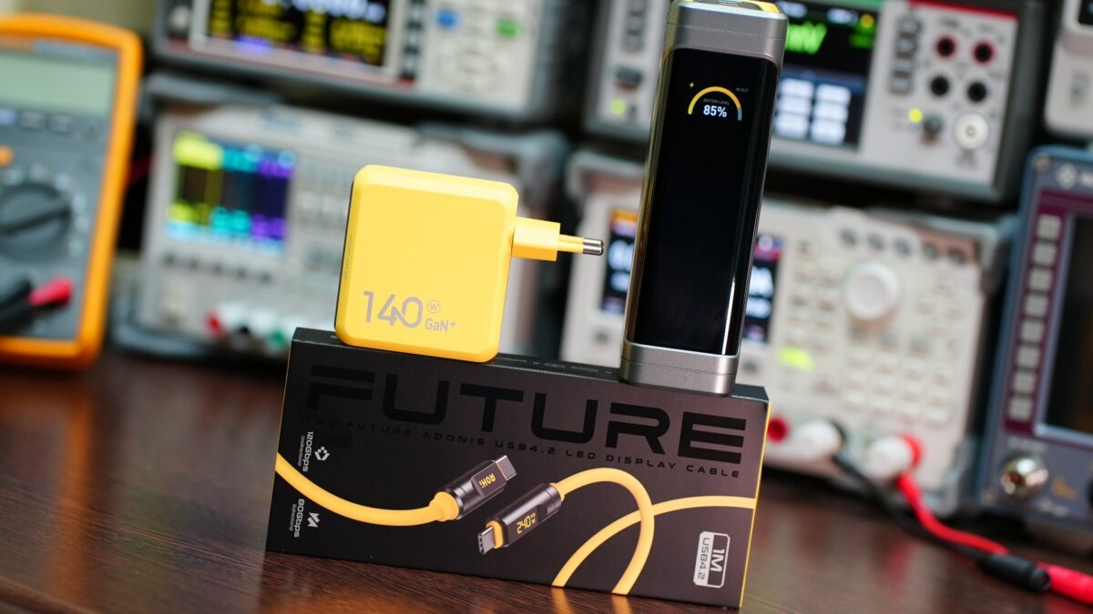 AOHi Starship Pro 310W - powerbank, który trzyma 140 W do końca. Test z Magcube 140W i Thunderbolt 5