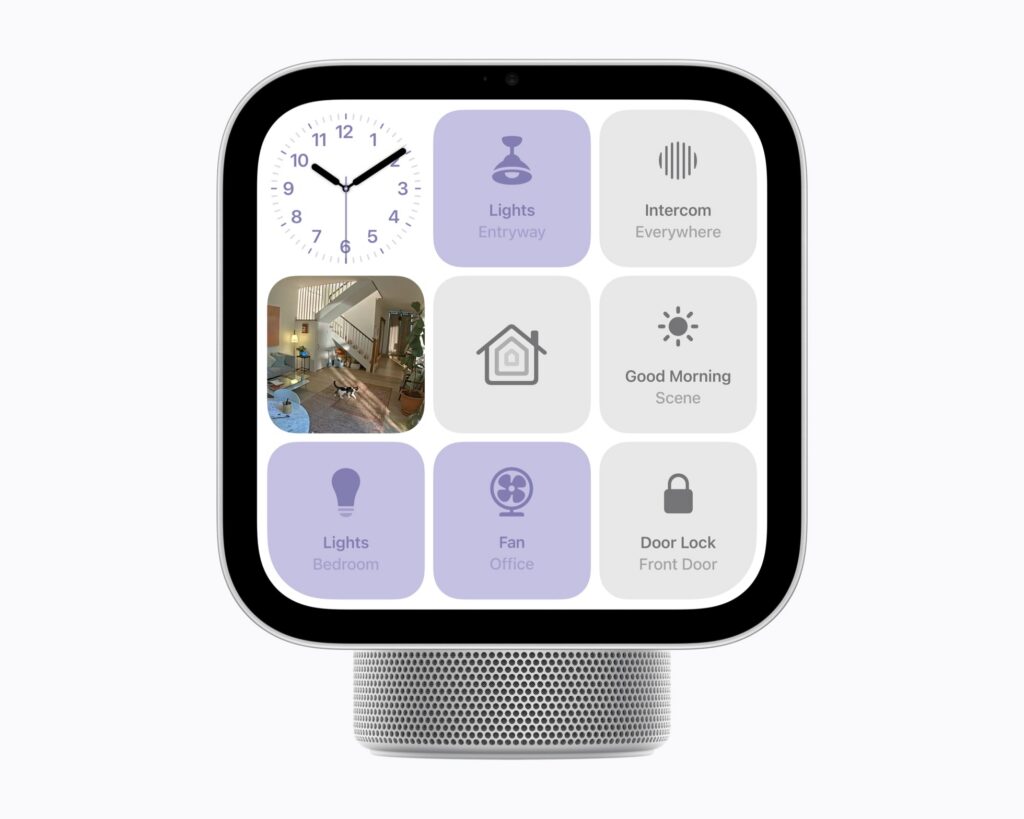 Sterowanie inteligentnym domem na ekranie Apple HomeView