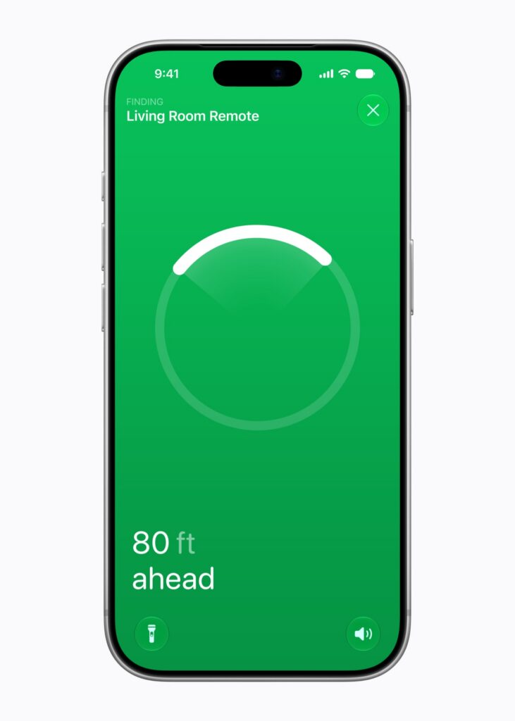Pilot Apple TV Remote z funkcją Znajdowanie dokładne
