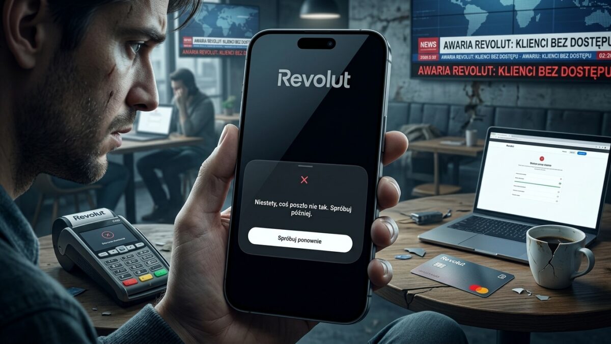 Awaria Revoluta - nie działają karty, przelewy i BLIK