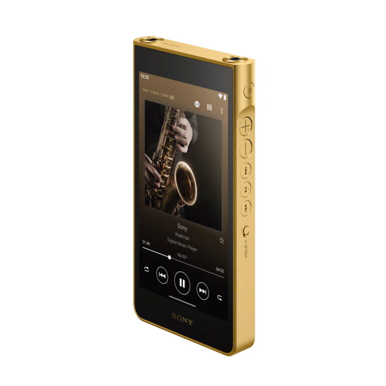 Sony Walkman NW-WM1ZM3 w pozłacanej obudowie z miedzi